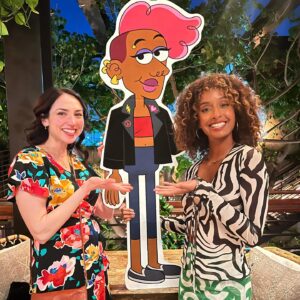 Elizabeth Grullón Instagram - Look ma! I’m a cartoon! Everybody, meet Lita. Lita, everybody. Truly can’t wait for you all to experience what we’ve created for you on the new Disney series ✨PRIMOS✨The entire team has poured their heart, creativity and culture into this series. Check it out on @disney and @disneyplus this summer! Vamos!!! 💫🇩🇴 #Primos #Latinidad #AfroLatina #Lita #Disney