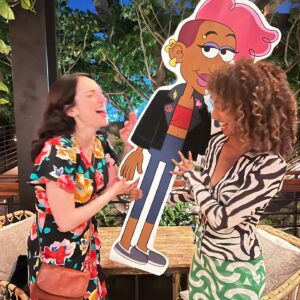 Elizabeth Grullón Instagram - Look ma! I’m a cartoon! Everybody, meet Lita. Lita, everybody. Truly can’t wait for you all to experience what we’ve created for you on the new Disney series ✨PRIMOS✨The entire team has poured their heart, creativity and culture into this series. Check it out on @disney and @disneyplus this summer! Vamos!!! 💫🇩🇴 #Primos #Latinidad #AfroLatina #Lita #Disney