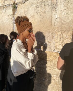 Elizabeth Grullón Instagram - The Holy Land. The energy was intense and palpable. The moment I saw the Wailing Wall (1st & 2nd slides) my heart burst open. We retraced the steps Christ took during his crucifixion, burial, and rising. My heart rang with a simple knowing, “God is so good.” 🌙