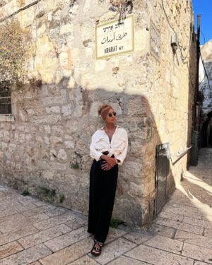 Elizabeth Grullón Instagram - The Holy Land. The energy was intense and palpable. The moment I saw the Wailing Wall (1st & 2nd slides) my heart burst open. We retraced the steps Christ took during his crucifixion, burial, and rising. My heart rang with a simple knowing, “God is so good.” 🌙