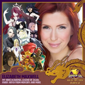 Elizabeth Maxwell Instagram - This is a particularly fun share for me, because long before I became a voice actor, I was attending Dragon Con with @jcorsophoto. It was my absolute favorite con - I went more times than I can count, and it’s the only place I’ve ever cosplayed (outside of Time of the Faeries stuff). Such a cool feeling to be returning this year as an official guest!

#DragonCon • 8/29 - 9/2 • Atlanta, GA

2nd pic: Black Canary cosplay
3rd pic: Little Sister from Bioshock cosplay
4th pic: Ayla from Chrono Trigger cosplay
5th pic: we found Waldo

@dragoncon #dragoncon2024 #funkopop #myheroacademia #midnight #attackontitan #ymir #dragonballsuper #caulifla #kefla #overlord #overlordanime #albedo #honkaistarrail #natasha #zeldabreathofthewild #zeldatearsofthekingdom #urbosa #riju #genshinimpact #rosaria #persona5 #saeniijima #fireemblemengage #rwby #winterschnee #fruitsbasket #arisauotani #noragami #bishamon