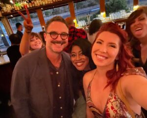 Elizabeth Maxwell Instagram - “It matters not if I am wealthy, for I am rich in friendship.”

Palm Springs Birthday, The Horizontals