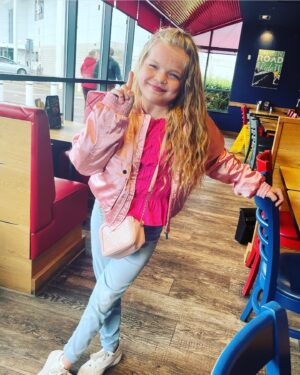 Ella Chadwick Instagram - Had a fab day today watching Barbie and pizza hut with my mum and friend @jade_learning_to_sign and her dog hope. Barbie is so funny and so lovely too and margot robbie is amazing as barbie 🩷🍿🍕 #barbie #barbiemovie #cinema