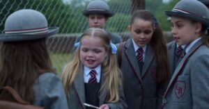 Ella Chadwick Instagram - Still cant believe i was lucky enough to be part of the best film #matildamovie . It was so good and loved all my trips down to the studios ally pally and where the school was. Everybody was so lovely. I had the best time. Thanks @zebedeetalent for inviting me to the casting for this 🥰 #matildathemusical #matilda #zebedeetalent #netflix #film #filmset #curlywurlygirl 🎥🎬🍿