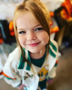 Ella Chadwick Instagram - Back to school today and its fancy dress to celebrate halloween so it had to be Stranger Things . Heres my chrissy outfit 🎃🧡🖤👻🕷🕸 #halloween #happyhalloween #strangerthings #chrissy #fancydress #bktoschool