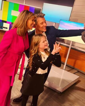 Ella Chadwick Instagram - More pics from yesturday!! Yesturday i was invited back to @gmb to suprise @benshephardofficial on his last show 😭 i had the best time everybody is always so nice i love being there and whilst its sad bens leaving were all still going to see him so we wish you the best of luck on this morning ben ❤️ thankyou for being so kind and always making me smile 🥰🫶 #gmb  #lastshow #benshephard #tvstudios #goodluck