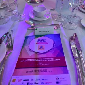 Ella Greenwood Instagram - Still can’t believe it! Thank you so so much to @womenoffuture for selecting me for the Young Star Award 🎉 What a wonderful and inspiring evening!