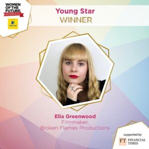 Ella Greenwood Instagram - Still can’t believe it! Thank you so so much to @womenoffuture for selecting me for the Young Star Award 🎉 What a wonderful and inspiring evening!