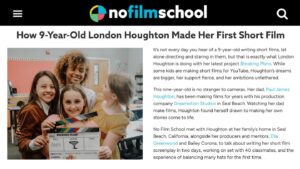Ella Greenwood Instagram - A project that I am so incredibly proud to be a part of, @breakingplans is having its World Premiere at the iconic @chinesetheatres with @danceswithfilms on the 23rd June! Made by the most talented new filmmaker (and one of my favourite people ever) @londonhoughton. I’ve had the privilege of seeing London grow both on and off set, from seeing how engaged she was with filming Once Upon a Riot in the UK, to watching her shine at the auditions in Hollywood for this beautiful script (that she wrote at the age of 9), and then filming it in Seal Beach with the most wonderful team. This really is an extraordinary project by a very extraordinary person, and I cant wait for it to be shown to an audience for the first time ♥️
@dreamotionstudios @pauljamesmovies @bayleecorona 
BTS Photos by @_sarahanarna (US) @ines_leila_hachou (UK)