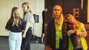 Ella Greenwood Instagram - A project that I am so incredibly proud to be a part of, @breakingplans is having its World Premiere at the iconic @chinesetheatres with @danceswithfilms on the 23rd June! Made by the most talented new filmmaker (and one of my favourite people ever) @londonhoughton. I’ve had the privilege of seeing London grow both on and off set, from seeing how engaged she was with filming Once Upon a Riot in the UK, to watching her shine at the auditions in Hollywood for this beautiful script (that she wrote at the age of 9), and then filming it in Seal Beach with the most wonderful team. This really is an extraordinary project by a very extraordinary person, and I cant wait for it to be shown to an audience for the first time ♥️
@dreamotionstudios @pauljamesmovies @bayleecorona 
BTS Photos by @_sarahanarna (US) @ines_leila_hachou (UK)