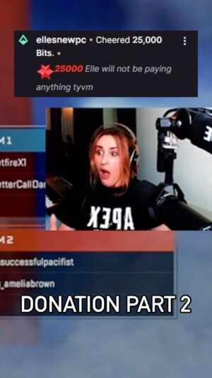 Elle Newlands Instagram - On stream donation moment Part 2. Sorry for so many videos 😅

The one where someone shot Josh @sacolorfinger and Elle cried like a wee baby. 

The amount of love and support this community has given me with your time, art, kind words and embracing me in streaming with bits/cheers/donations/comments/lobby games on Twitch. You did this!! You made this happen! Thank you ❤️❤️ and thank you @its_ameliabrown for the edits!!

#apexlegends 
#horizonapexlegends 
#twitch 
#twitchstreamer