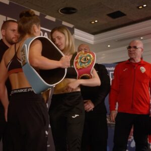 Ellie Scotney Instagram - Tomorrow just got bigger 😮‍💨

The Ring Magazine Title will also be on the line for the IBF & WBO World Super Bantamweight Unification between @elliescotney_ & @segolene_lefebvre 👑👑👑

Time to find out who is No.1 in the 122lb division 🔥 

#ScotneyLefebvre #GillBarrett
