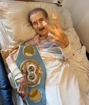 Ellie Scotney Instagram - My best friend, 
always and forever ➰

Nan, you was one of a kind. 
An energy that could speak a thousand words. A smile which lit up every room and more. 

For 99 years you made the world a better place, now it’s time for you to lay to rest. The brightest light I’ll ever need 🕊️

Love you millions & more x

❤️