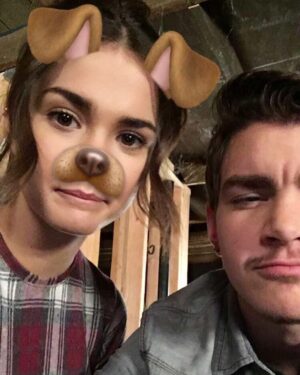 Elliot Fletcher Instagram - two spunky puppies at work