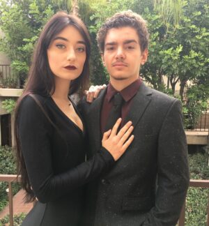 Elliot Fletcher Instagram - when you’re an addams... 🦇🥀🖤 #happyhalloween