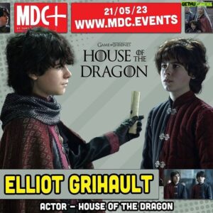 Elliot Grihault Instagram - I’ll be showing up at the @mdcevents2023 tomorrow with the one and only @harrycollettactor , can’t wait to see you there!