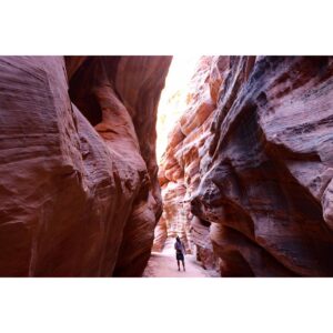 Elyse Levesque Instagram - Tiny Humans vs Giant Slot Canyon. A series. #yesimobsessed #slotcanyons #mynewfavoritething #buckskingulch #utah