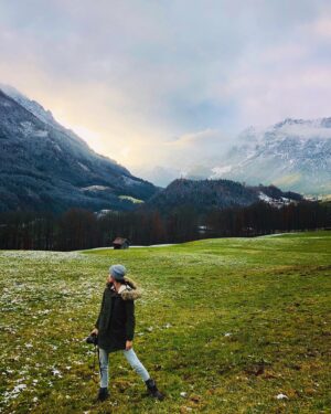 Elyse Levesque Instagram - Mama Nature sure knew what she was doing when she made this place. 🏔 #alps #bavaria #germany #noplanetb #mothernature 📷: @maximilienseweryn