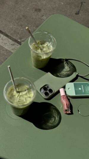 Ema Fajnorová Instagram - morning matcha 🍵
