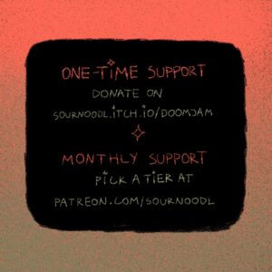 Ema Mlynarčíková Instagram - 🎸DOOM JAM intro demo is out! 🎸

I've had this visual novel idea for more than a year and finally, it's moving into production! You can download the demo on itch.io (link in bio)

And if you'd like to support the game and see the backstage WIPs and doodles, I set up a p4treon page! (link also in bio)

I hope you'll enjoy yet another Finn and Sander foolery 

#visualnovel #indiegame #indiegamedev #oc #ocart #unity