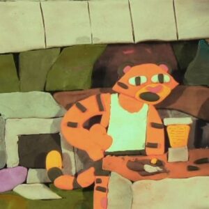 Ema Mlynarčíková Instagram - My 2 parts of my, @rabbit_soda_ and @milujeanilinky 's lil experimental film we did for school🍊 enjoy watching a mango get absolutely obliterated :D

#2danimation #claymation #stopmotionanimation #breakcore