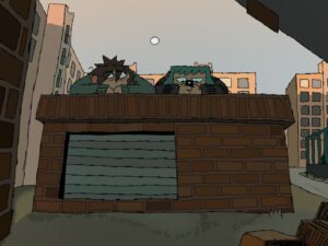 Ema Mlynarčíková Instagram - BOLAVLK/WEREAWOLF couple of film stills look :0 Absolutely ridiculous how most of the compositing is done during operating systems lectures :'DD multitasking at its finest
#2danimation