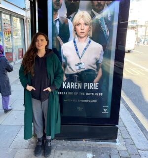 Emer Kenny Instagram - Tonight the final episode of Karen Pirie goes out at 8pm on @itv - including performances that made me cry at the monitors and will have you crying in your homes (in a good way?!) The reaction to our show has been overwhelming - we’ve had reviews that have said it’s ‘actually pretty cool’, we’ve had news that we were the most-watched programme on ITV, and we’ve had the occasional double-hard bastard who says they guessed the murderer from the first ten minutes. Well, CLAP CLAP, double-hard bastards, watch tonight & see if you’re right. I Iove everyone who has given KP some of their time, from the bottom of my little writer(/actor) heart. Thank you.