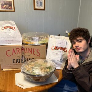 Emery Kelly Instagram - a huge thank you to @carminesnyc , @chefglennrolnick & @chefmattrolnick_ for making this happen. thank you guys so much for feeding my family in support of my father. it truly means the world to me that you would do this for my family. you guys put smiles on their faces last night. thank you so much. my family would always go to carmines after a broadway show in NYC, it was always our family tradition. no where else was there a place to eat that felt like a family’s home besides carmines and last night we got to bring carmines home with us. i’m eternally grateful for the people I have in my life. I love you guys fr. thank you to @chefmattrolnick_ & @sheldontrue_ for hitting up my friends to be apart of this and thank you to everyone who took part in making this happen - @carminesnyc @chefmattrolnick_ @sheldontrue_ @jackgriffo @peytonmeyer @evanenos @serranopepperrr @dphelps94 @giannamgarcia @michaelyoungg @loftonshaw @dakofro @elliotradanovich @cameronazimi @robeberle @nicholasjlombardo @shariahtrue @anzevino @luke_doe @tommygarcia_18 @luckygirlcarlina Tommy & Brandon .. and thank you John for driving all the way out to Long Island bringing us the food // you guys are my family and I will never forget this.. one day I’ll return the love 10x like how my dad would do when people do things for him. I love you guys. thank you so so much. god bless you forever. #carminesnyc