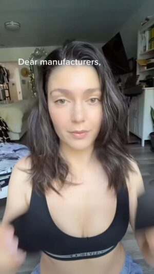 Emilia Ares Instagram - rant 🚨 I’ve adjusted these spawn of s8in cloths of fury after every wash for months and I'm just done 🙅🏻‍♀️ free the n🙊pples