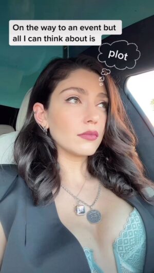 Emilia Ares Instagram - “Em…are you with me?” …Em is plotting the next book.