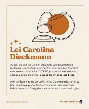 Emiliano D'Ávila Instagram - *UTILIDADE PÚBLICA*
Atenção, mulheres! Informação é poder. 🗣️🗣️🗣️

De @umsocorroameianoite 👏🏽

#empoderamentofeminino #direitodamulher #leimariadapenha #leidominutoseguinte #leidofeminicídio #leicarolinadieckmann #leijoannamaranhão #stealthing #feminismo #empoderamento #empoderamentofeminino #desconstrução #matriarcado #mulher #feminismo
