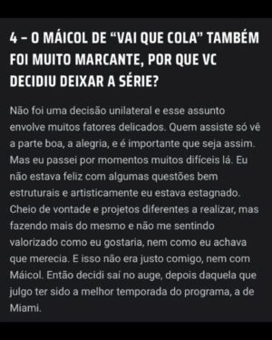 Emiliano D'Ávila Instagram - ➡️ Arraste pro lado e me diga de qual foto ou resposta gostou mais. 😃

O ator @emiliano.davíla é capa de maio de @aquarentenamag

O ator entrou no set e já de cara, encantou toda a equipe. De fala mansa, seu leve sotaque e de uma beleza cativante. Todos os pontos se ligaram com aquele menininho que estreou nos palcos de Salvador aos 11 anos de idade.

Essa edição clicada metade em uma galeria de arte e metade no estúdio nos possibilitou momentos memoráveis, textos, lembranças declamadas por um ator que sabe de onde veio e sabe onde quer chegar. Emiliano transcende.

Foto: @ronaldofcorrea/@pdifotografia Beleza: @lemendes_br (Toda a beleza foi produzida com produtos veganos e não testados em animais).
Cabelo: @giovanevfranca
Arte: @theocporto
Assistente de produção: @kcirtannes
Produção executiva: @casadorobim
Locação: @estudiopdi
Editor-chefe e styling: @ronaldorobim

#emilianodavila #aquarentenamag #ator #teatro #arte #maio #capa #revistaeletronica #veganismo