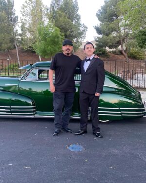 Emilio Rivera Instagram - Dropped off my Rock who is on his way to Prom , very Proud of my Boy who has work so hard to get straight A’s and is on the Honor Roll. Tonight he gets to celebrate with Friends. #Rockorivera #thatsmyboy #senior #prom #2024 #emiliorivera #elpadrino #familiafirst #lefty48  #chevy #fleetline #48Fleetline  @truespoke