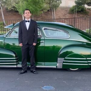 Emilio Rivera Instagram - Dropped off my Rock who is on his way to Prom , very Proud of my Boy who has work so hard to get straight A’s and is on the Honor Roll. Tonight he gets to celebrate with Friends. #Rockorivera #thatsmyboy #senior #prom #2024 #emiliorivera #elpadrino #familiafirst #lefty48  #chevy #fleetline #48Fleetline  @truespoke