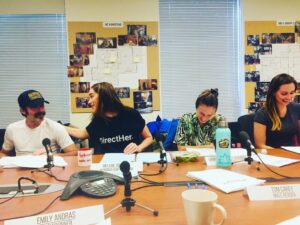 Emily Andras Instagram - First read-through of the first #WynonnaEarp scripts of season four with some of the best people in the universe. Grateful and thrilled. Thank you, Earpers. #EarpSoon