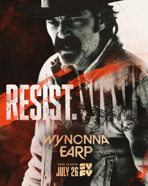 Emily Andras Instagram - RESIST.

#WynonnaEarp Season Four. Premieres Sunday, July 26th on SYFY and CTVSciFi 10 pm EST.

Whatever happens next: Don’t. Let. Her. Down.