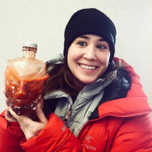 Emily Andras Instagram - Hot Sauce on a Cold Set. #WynonnaEarp #eldiablo