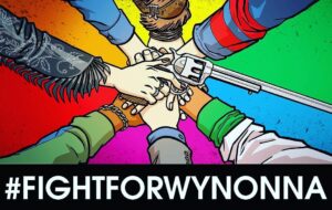 Emily Andras Instagram - This fandom, this cast, this crew, this experience, this privilege. #wynonnaearp #fightforwynonna @lora.innes.art