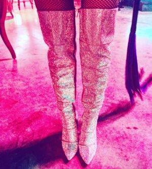 Emily Andras Instagram - Whose Boots Were Made For Walking?? The correct guess will win one (1) banana stolen from set. #EarpNow #WynonnaEarp