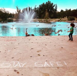 Emily Andras Instagram - Calgary gets it. #staysafe