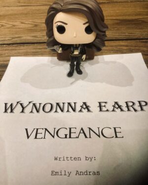 Emily Andras Instagram - More Earpin’ Wynonna, riding your way, bigger and badder than ever? Check out @vanityfair at 2 pm EST today for more info… and thank a @tubi near you! #WynonnaEarp #Vengeance