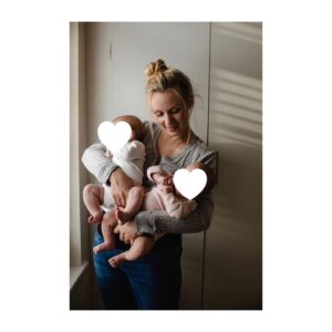 Emily Berrington Instagram - Three months after I became a mother I called the Cry-sis Helpline for support. I now volunteer for them and am so proud to be their patron. If you’re struggling and need someone to talk to please visit their website or call. The phoneline is open 7 days a week, 9am - 10pm❤️ @cry.sishelpline 
0800 448 0737 
(Out of shot - absolute chaos)
