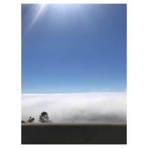 Emily Berrington Instagram - Driving through clouds ☁️