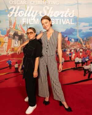 Emily Coutts Instagram - They Choose You screening today at @hollyshorts ❤️ thank you to everyone who helped make my first time directing so special and smooth. Especially my editor @katwebber_ - I wouldn’t be here without you. And @ferelithyoung for dreaming up the whole thing with me and being a star!
