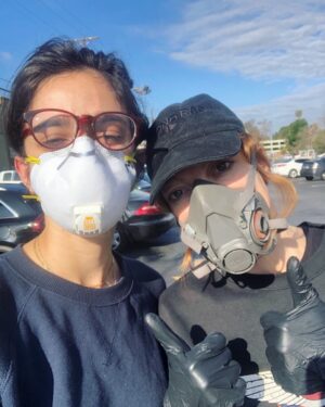 Emily Coutts Instagram - one year ago today it all began.. just two gals trying to start a vegetable garden in style. 🥬