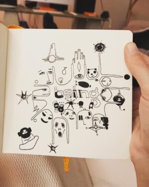 Emily Kokal Instagram - being/doing - 
what comes out when someone reads the Power Of Now outloud to you