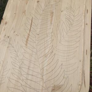 Emily Serpico Instagram - My fern coffee table is complete 🌿 #wood #fern #table #diy