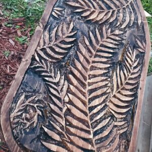Emily Serpico Instagram - My fern coffee table is complete 🌿 #wood #fern #table #diy
