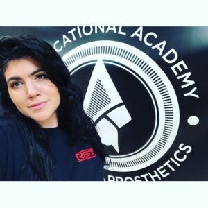 Emily Serpico Instagram - I can’t wait to post the finished photos this week! Tonight wrapped up a really fun makeup! Thank you @rbfx for the beautiful piece! We had such a great time applying! Collaboration with the crazy talented @brian.j.mahoney  So stoked we finally did a makeup together!  Thank you @sgt623  for being the best model one can ask for, and thank you @vampfx for hosting! Your facility is a makeup artist’s dream! 
Teeth made by @brian.j.mahoney 
#rbfx #prostheticmakeup #makeup #lion #lionmakeup #beast