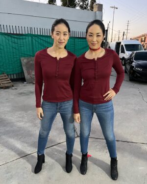 Emily Tung Instagram - #StuntDouble Sunday! Doubling @emmie_nagata on Dutch II: Angel’s Revenge. Another Feature Film in the books for me 😃 Go catch it on BET! Thank you @heyhymnson for bringing me on! 
.
.
.
.
#stuntwoman #stuntpoc #stunts #BET @dutchthemovie #dutchmovie #stuntlife